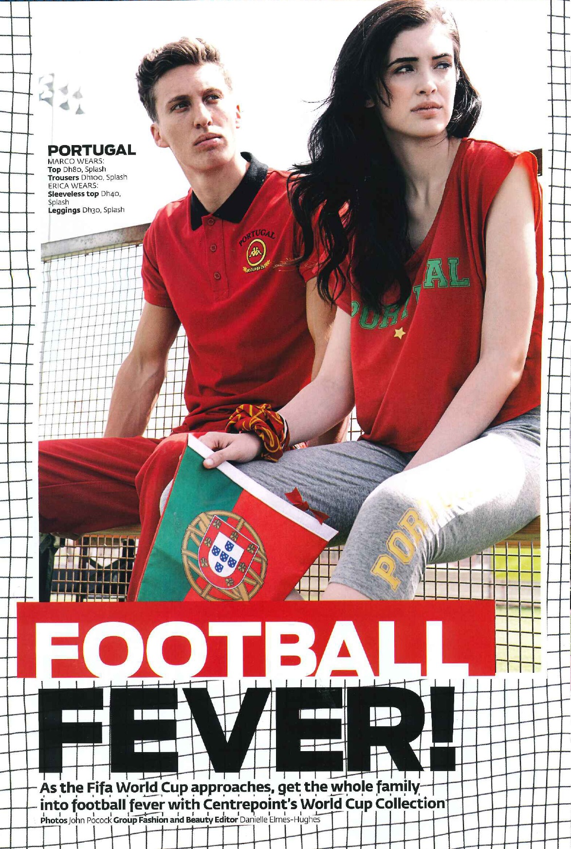 FLC Models & Talents - Print Campaigns - Football Fifa Feva Photoshoot Friday Magazine